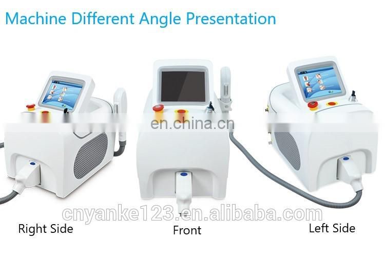 2019 New Style Portable hair removal OPT IPL SHR laser fast hair removal+elight+ RF +laser Machine