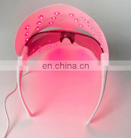 Best LED Light Therapy Face Mask With 3 Color Lights For Anti-aging Skin Adjustment