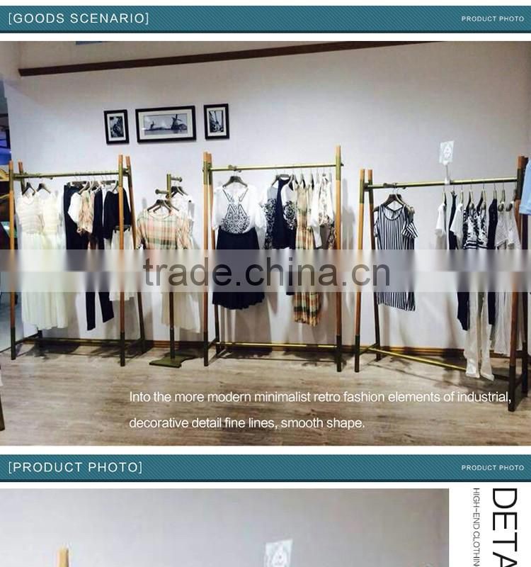 Metal garment hanging stand/cloth hanger stand rack