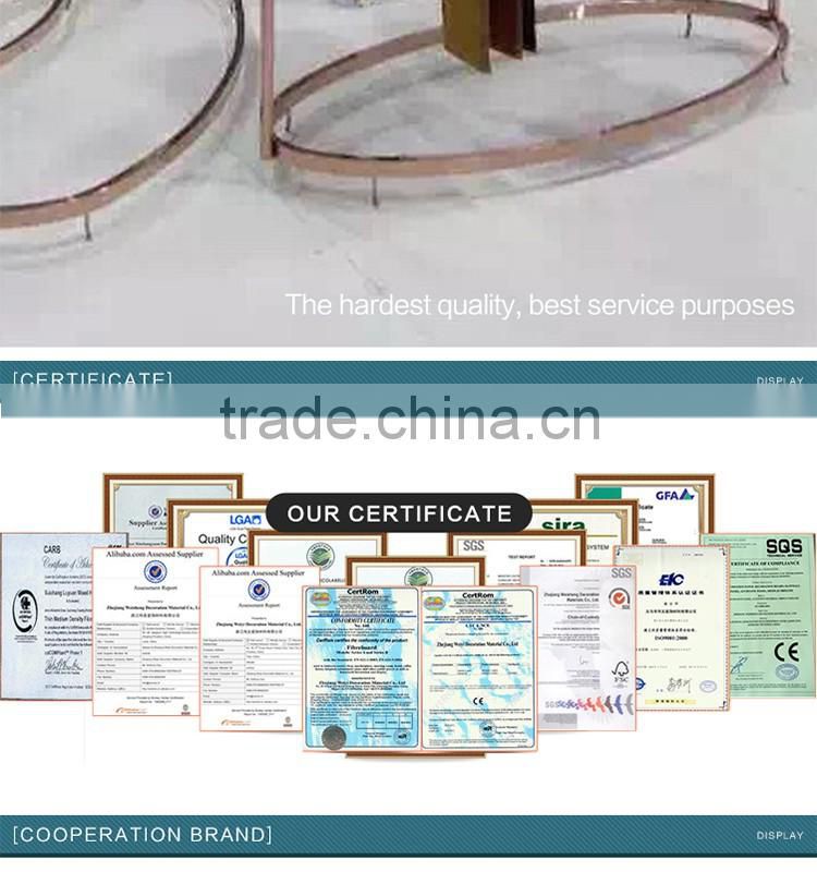 OEM metal clothing display racks for clothes shop