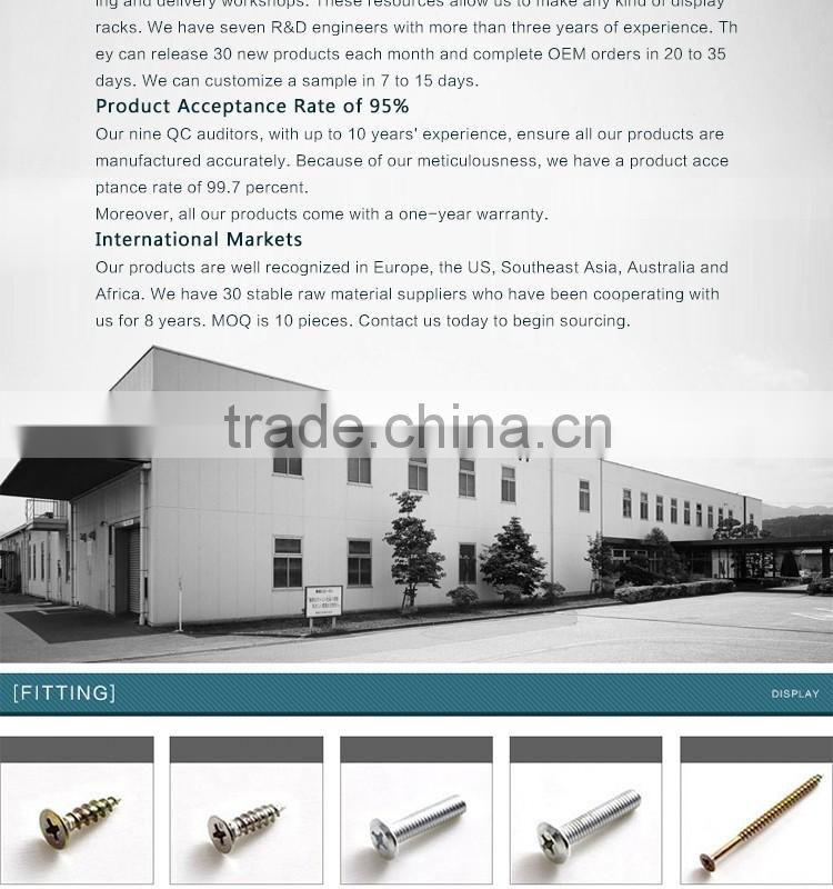 Stainless steel PVD yellow gold plated Clothing display for retail store