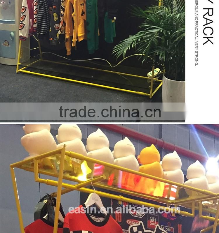 OEM metal coat clothes hanger stand for shopping mall