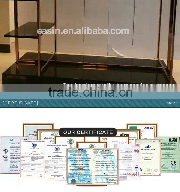 Metal woman clothing store display racks for retail store