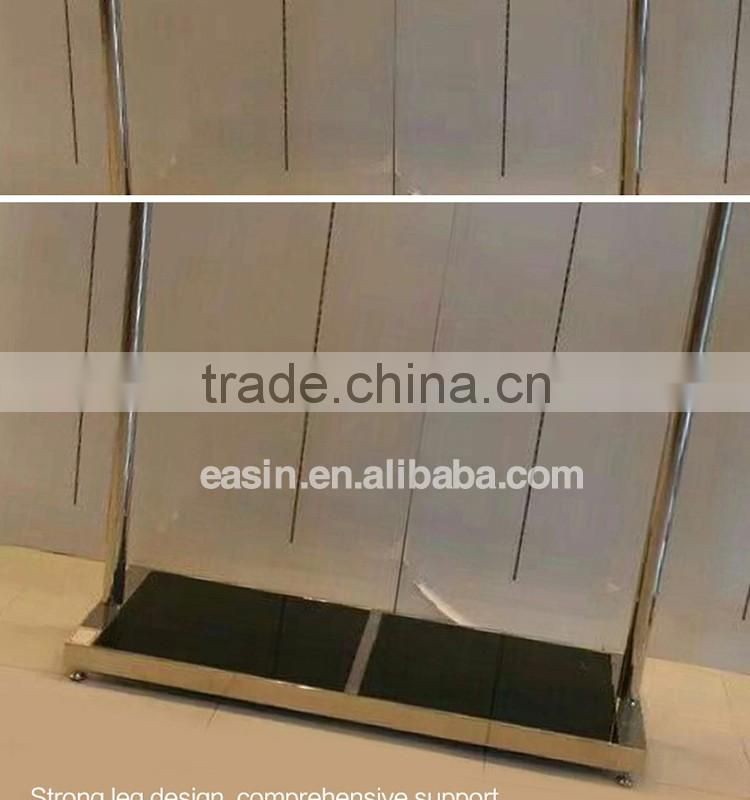 Metal garment hanging stand/cloth hanger stand rack