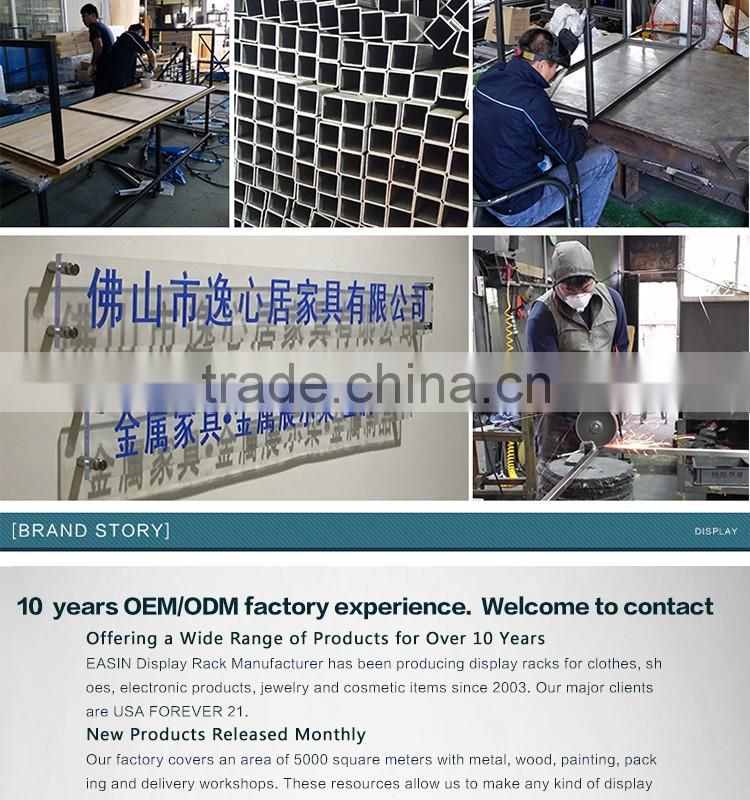 Metal garment hanging stand/cloth hanger stand rack