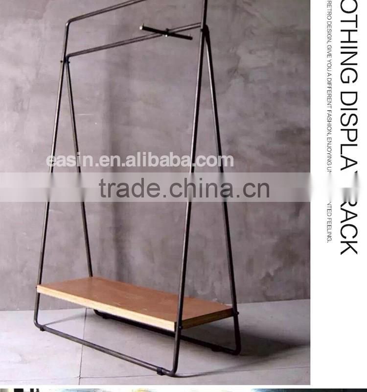OEM metal garment hanging stand/cloth hanger stand rack