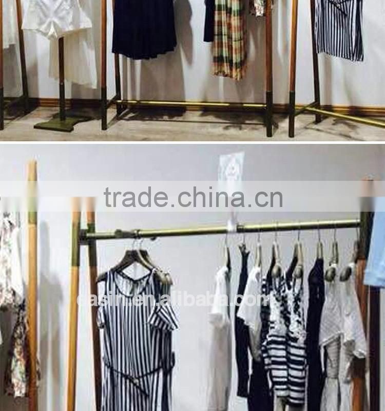 Metal garment hanging stand/cloth hanger stand rack