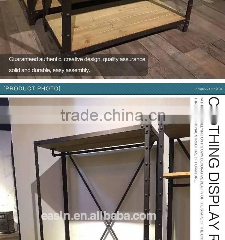 OEM metal coat clothes hanger stand for shopping mall