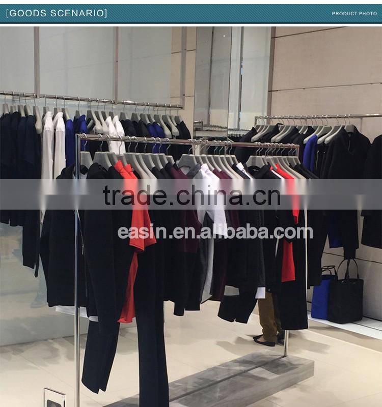 Metal clothing display racks for clothes shop/t-shirt display rack