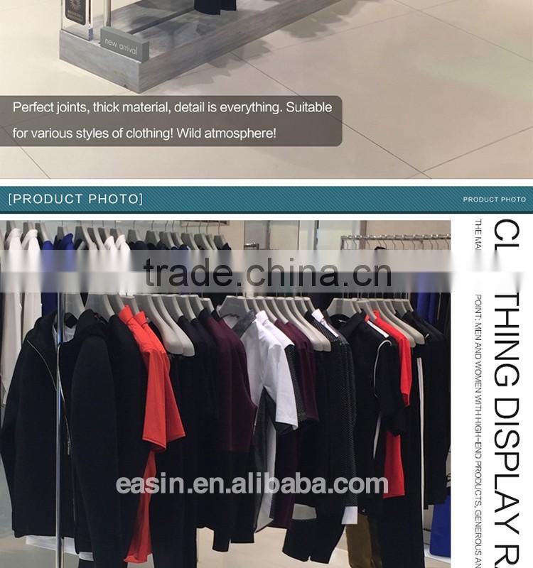 Metal clothing display racks for clothes shop/t-shirt display rack