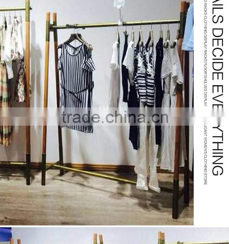 Metal garment hanging stand/cloth hanger stand rack