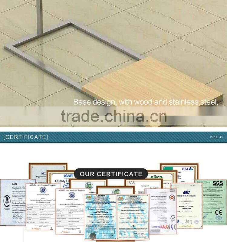 Modern Metal Clothing Hanging Rack with wooden