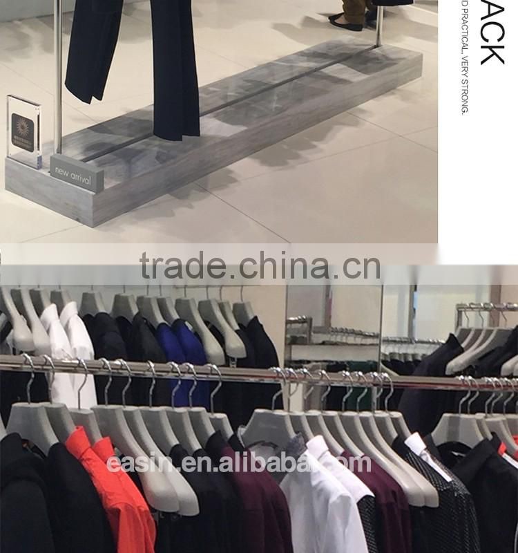 Metal clothing display racks for clothes shop/t-shirt display rack