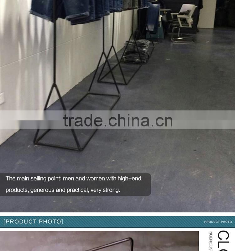 OEM metal garment hanging stand/cloth hanger stand rack
