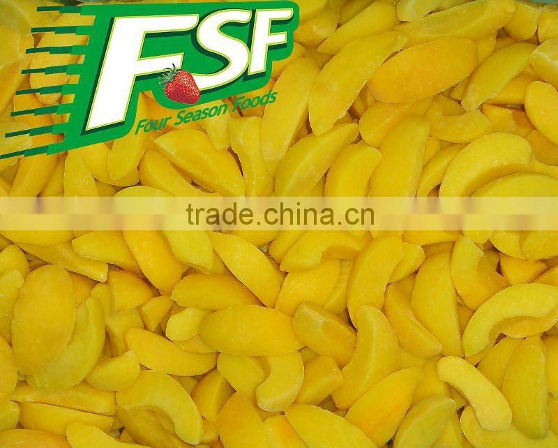 2015 New crop Frozen yellow peach halves and dices