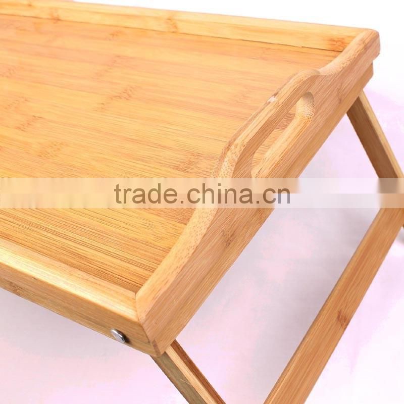 Promotional various durable using bamboo lap trays