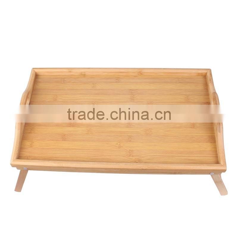 Promotional various durable using bamboo lap trays
