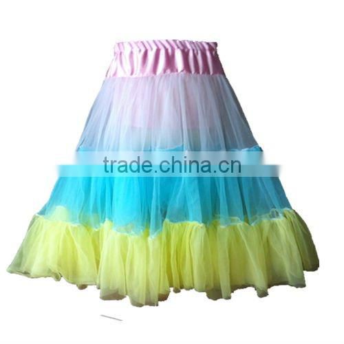 OEM red black girls petticoat,wholesale parent-child tutus,adult crinoline petticoat skirt for women