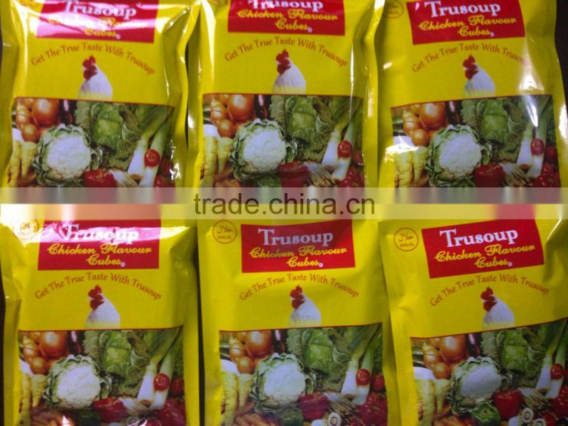nice quality Trusoup 4g chicken bouillon cube/seasoning cube wholesale