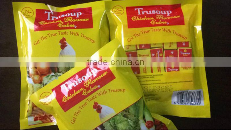 nice quality Trusoup 4g chicken bouillon cube/seasoning cube wholesale