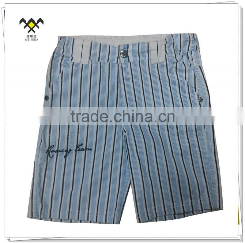 2016 plain custom striped boys boxing shorts