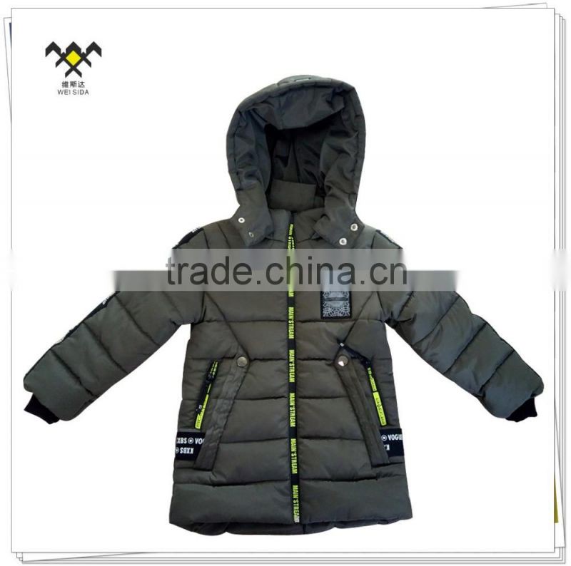 boys colorful snow ski jacket with hood