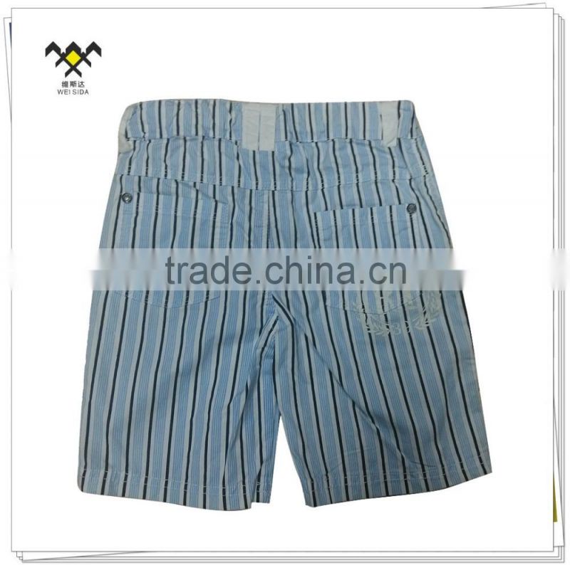 2016 plain custom striped boys boxing shorts