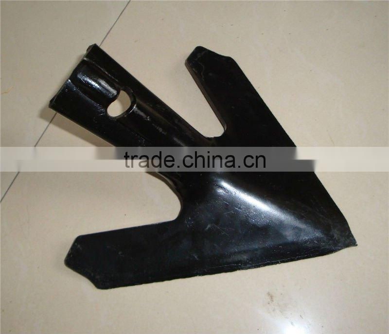 Cultivator rotary tiller blade, tractor parts, s-tine, spring, disc harrow, mower blade, break shovel, cutter, plow point