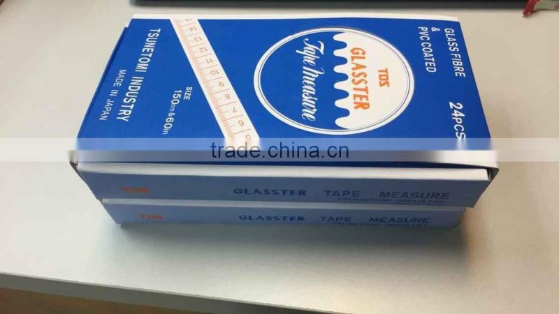 JAPAN MADE GLASSTER TAPE MEASURE ''TDS'' 150CM & 60'' RULER FOR TAILOR