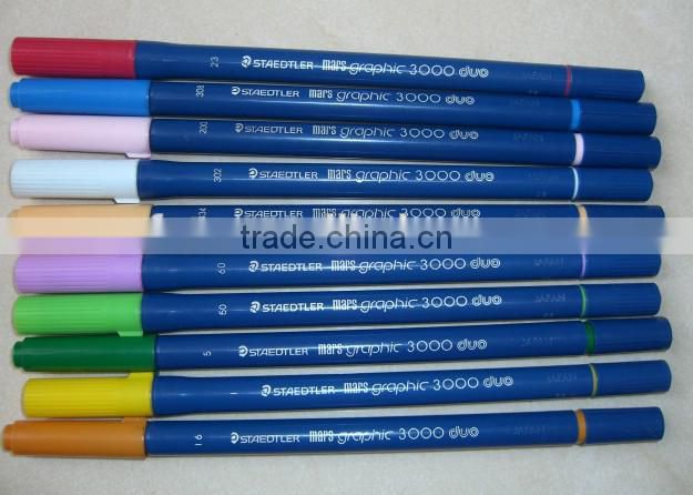 JAPAN STAEDTLER MARS GRAPHIC 3000 DOUBLE ENDED WATERCOLOR MARKERS