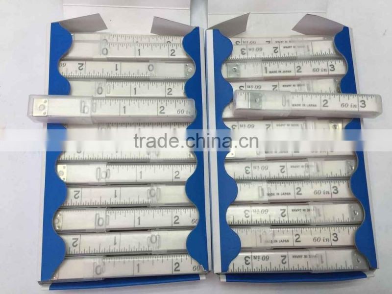 JAPAN MADE GLASSTER TAPE MEASURE ''TDS'' 150CM & 60'' RULER FOR TAILOR