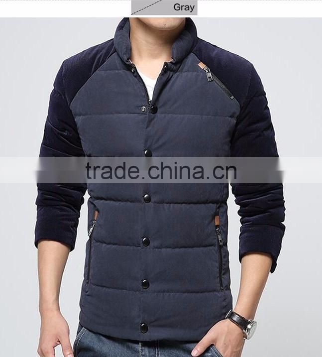 2017 High Quality Custom Wholesale Fashion Men Winter Western Down Jackets