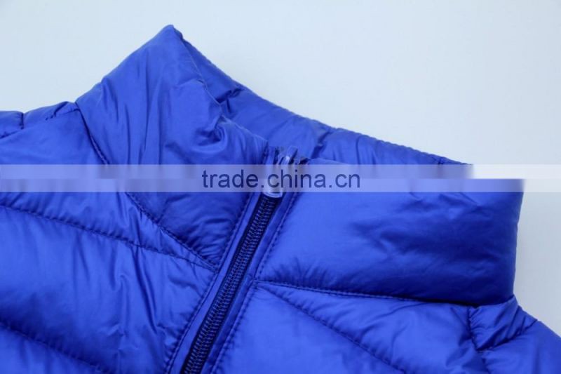 Foldable Lightweight Duck Down Waistcoat for men design 2016