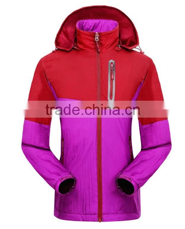 2016 Custom Fleece Lined Nylon Jackets wholesale blank
