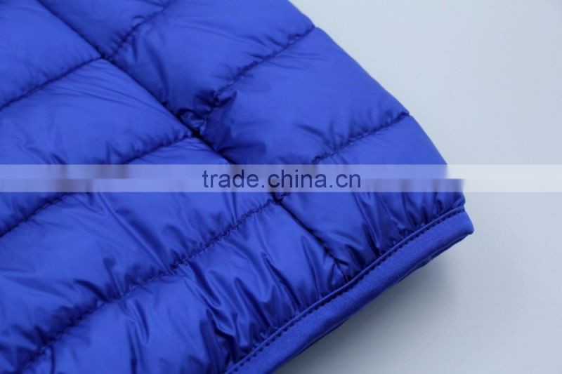 Foldable Lightweight Duck Down Waistcoat for men design 2016