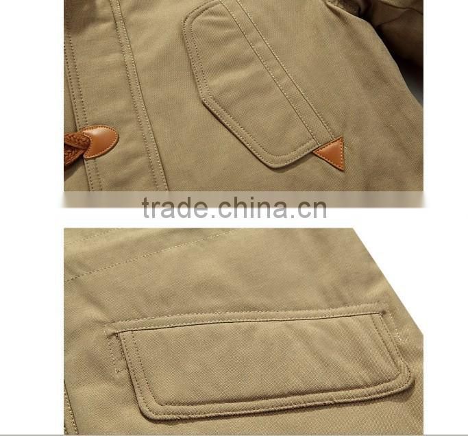 Custom LOGO Winter Heavy Hollow-cotton Padding Windcheater Jacket