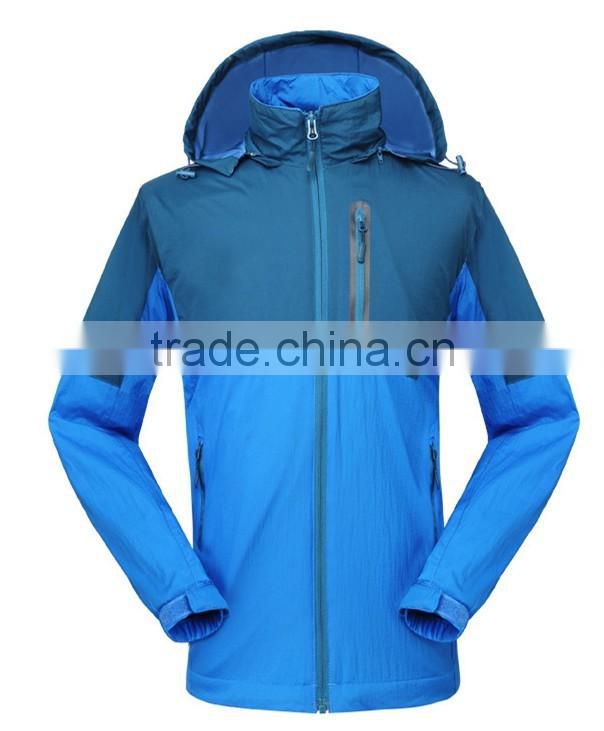 2016 Custom Fleece Lined Nylon Jackets wholesale blank