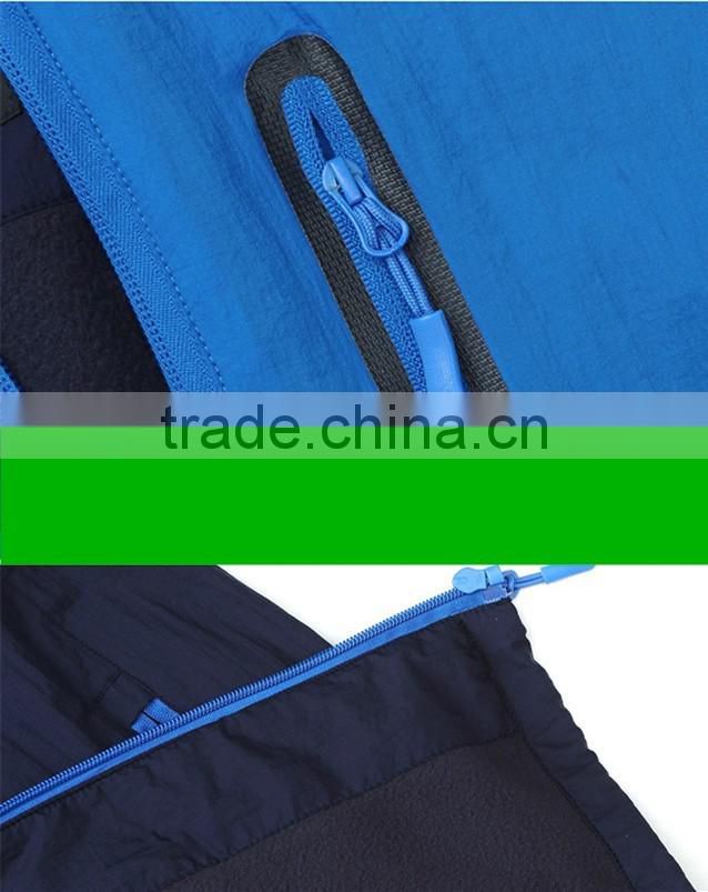 2016 Custom Fleece Lined Nylon Jackets wholesale blank