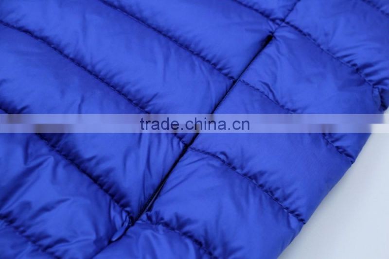 Foldable Lightweight Duck Down Waistcoat for men design 2016