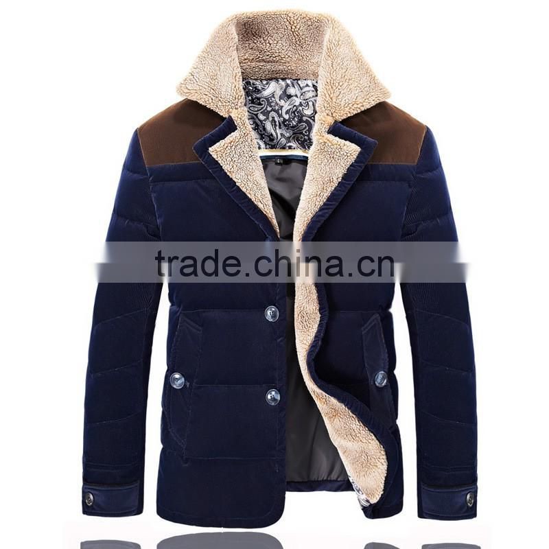 Navy Down Active Men Winter Jacket