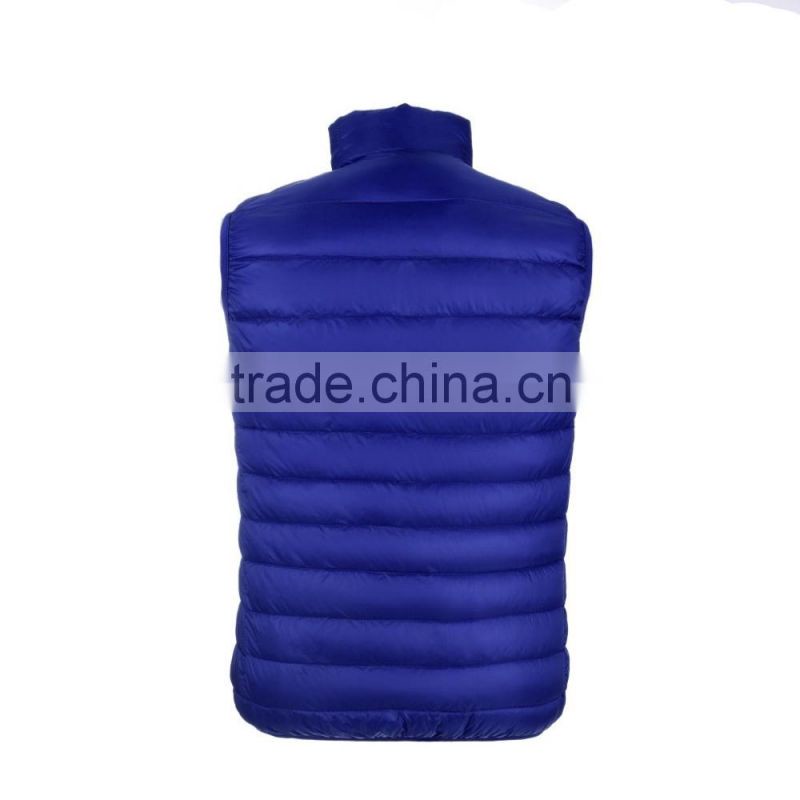 Foldable Lightweight Duck Down Waistcoat for men design 2016