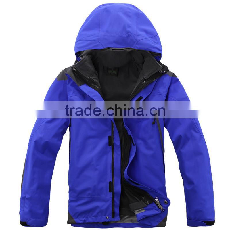 3 in 1 Blue designer european fashion winter coats