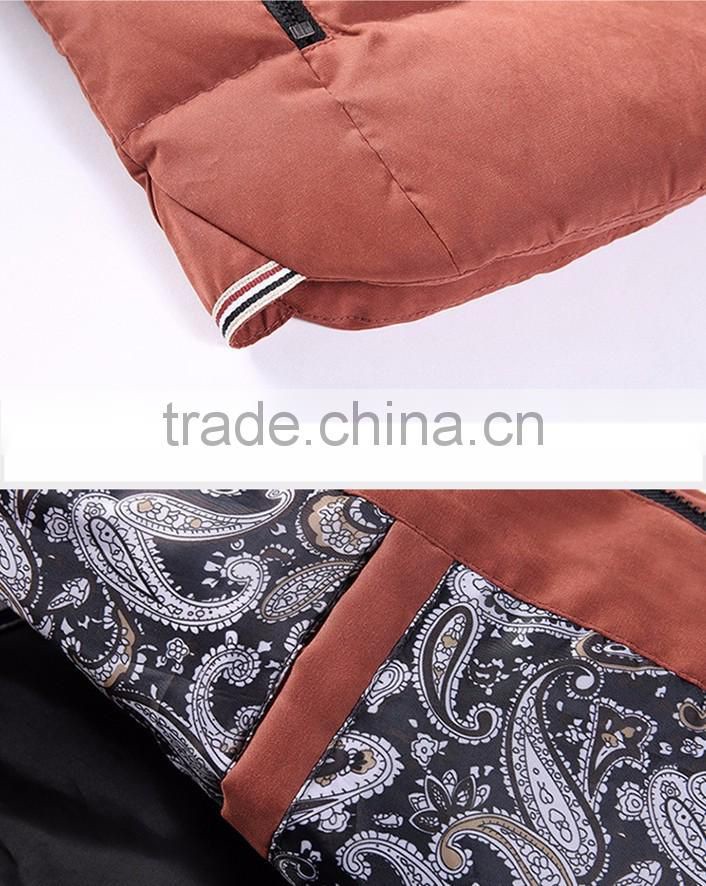 2017 High Quality Custom Wholesale Fashion Men Winter Western Down Jackets