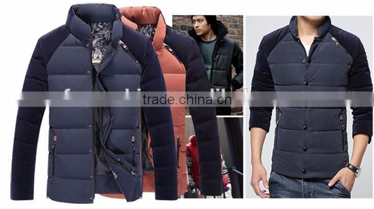 2017 High Quality Custom Wholesale Fashion Men Winter Western Down Jackets