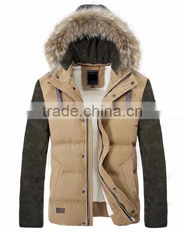 2017 High Quality Custom Wholesale Fashion Men Winter Western Down Jackets