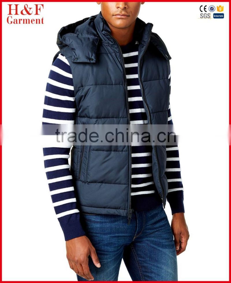 2016 latest desigh mens vest cheap fleece jacket without sleeves for men