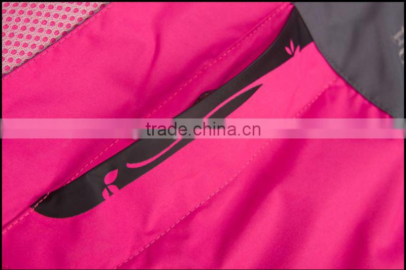 2015 fashion breathable waterproof windproof warm 3-in-1 ski jacket