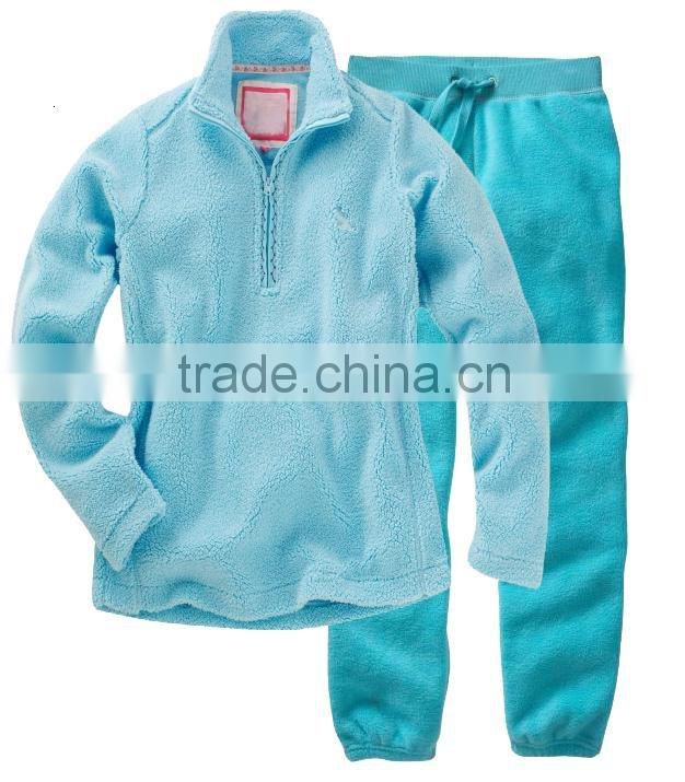 ladies polar fleece pullover fashion jacket