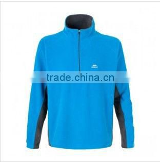 2013 hot sale casual half-zipper fleece jacket men
