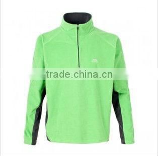 2013 hot sale casual half-zipper fleece jacket men